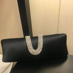 Black night out clutch